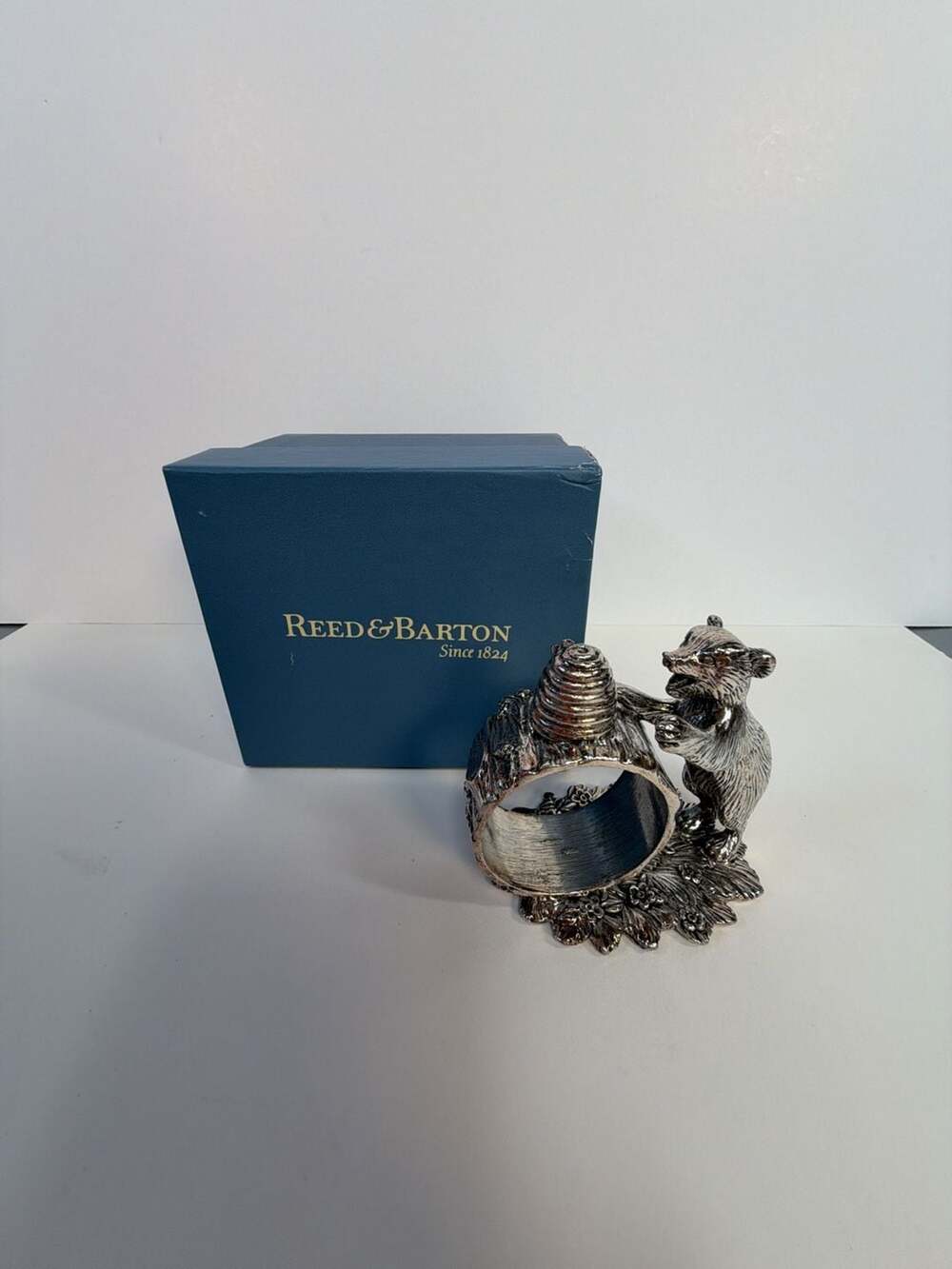 Reed & Barton The 1824 Collection Bear Napkin Ring 1827